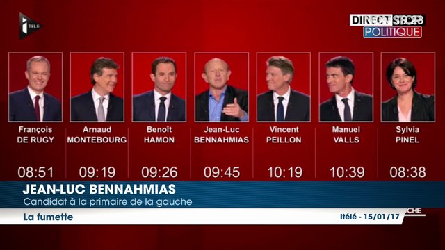 Primaire à gauche - Le Débat : Ce moment où Jean-Luc Bennahmias avoue avoir consommé du cannabis (Vidéo)