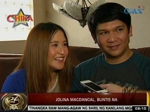 24Oras: Jolina Magdangal, kinumpirmang buntis sa panganay nila ng asawang si Mark Escueta