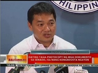 BT: Dating taga-photocopy ng mga dokumento sa senado, isa nang kongresista ngayon