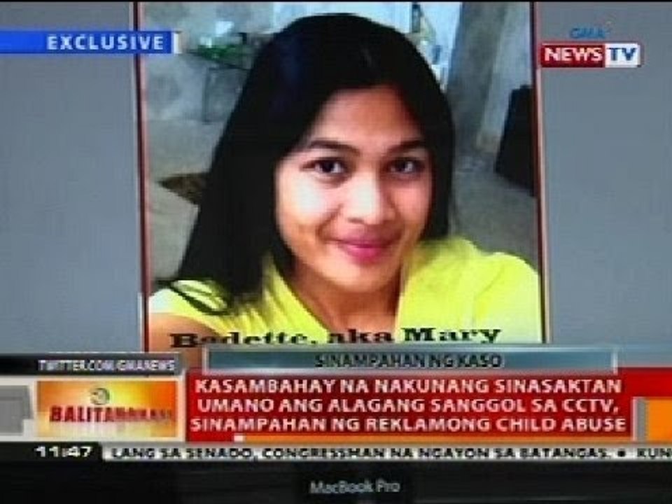 BT: Kasambahay na nakunang sinasaktan ang alagang sanggol sa CCTV, sinampahan ng child abuse