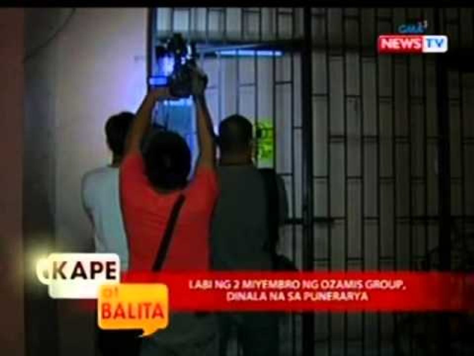 KB: Labi ng 2 miyembro ng Ozamiz group, dinala na sa punerarya