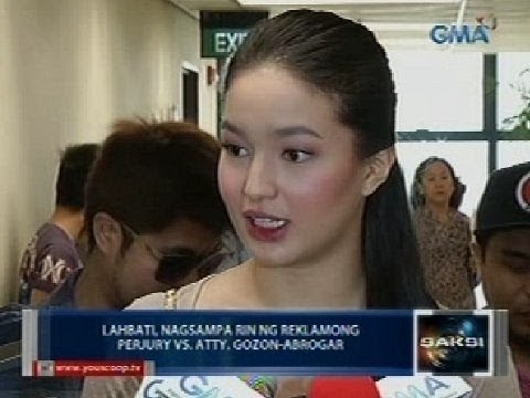 Sarah Lahbati, nagsampa ng reklamong grave coercion vs. Atty. Annette Gozon-Abrogar at 5 iba pa