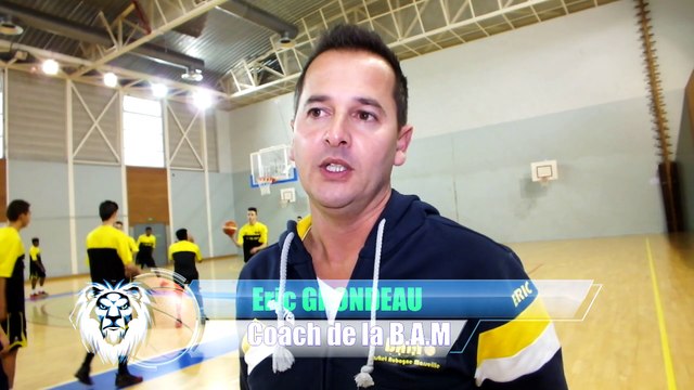 AJACCIO BASKET CLUB : Interview d'Eric GRONDEAU entraineur de la BAM