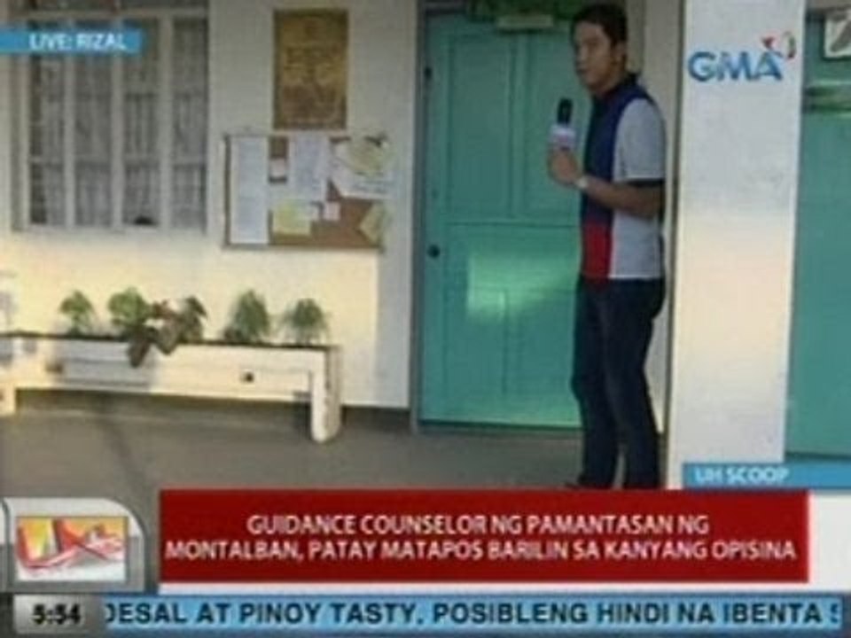 UB: Guidance counselor ng Pamantasan ng Montalban, patay matapos barilin sa kanyang opisina