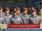 UB: Mga pulis sa Metro Manila, bawal nang mangalikot ng ilong at magkamot habang naka-duty