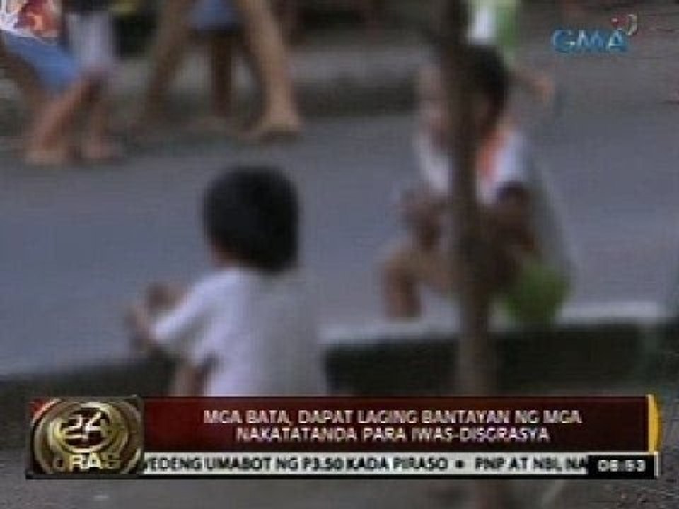 24 Oras: Mga bata, dapat laging bantayan ng mga nakatatanda para iwas-disgrasya