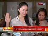 Sarah Lahbati, umalis na sa bansa; Bukas daw sa pakikipag-ayos kay Atty. Gozon-Abrogar