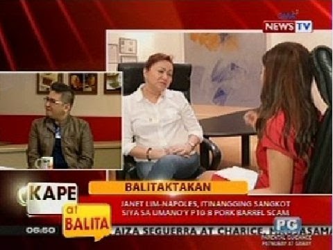 KB: Balitaktakan: Janet Lim-Napoles, itinangging sangkot siya sa umano'y P10-B pork barrel scam