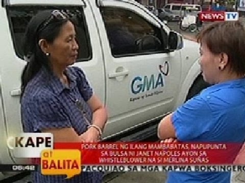 KB: Exclusive: Suñas: Pork barrel ng ilang mambabatas, napupuntas sa bulsa ni Napoles