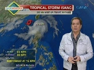 UB: Tropical Storm Isang, lumabas na ng PHL Area of Responsibility