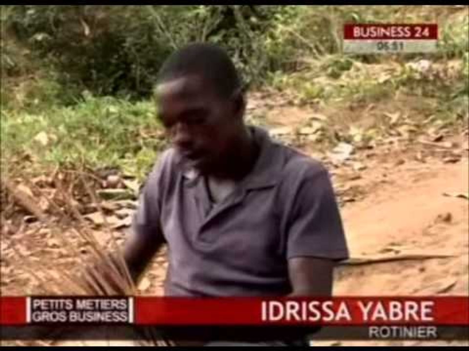 Business 24 Petits Metiers Gros Business  Le metier de rotinier a Abidjan