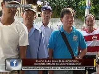 24 Oras: Pondo para sana sa ilang mangingisda, napunta umano sa mga pekeng ngo