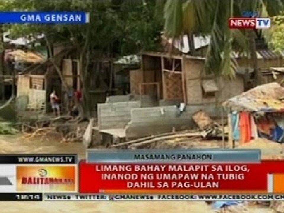 BT: 5 bahay malapit sa ilog sa GenSan, inanod ng umapaw na tubig dahil sa pag-ulan