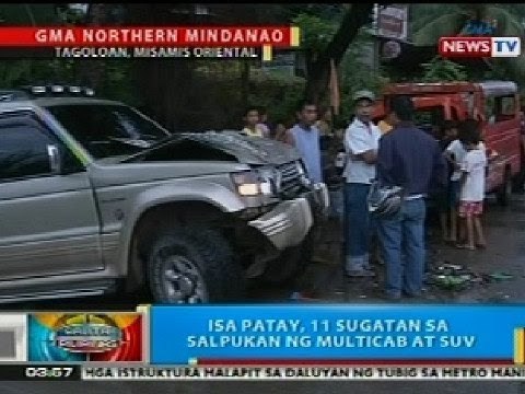 BP: 1 patay, 11 sugatan sa salpukan ng multicab at SUV Misamis Or.