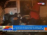 NTG: 5 sugatan sa banggaan ng isang van at truck sa C.P. Garcia Ave. Sa Diliman, Q.C.