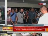 BT: Mga militanteng hinuli sa rally sa SONA ni PNoy, nakatakda nang palayain