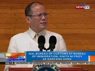 NTG: NIA, BOC at BOI, sinita ni PNoy sa kanyang SONA