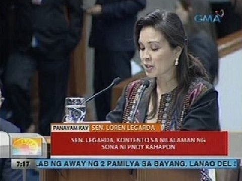UB: Panayam kay Sen. Loren Legarda kaugnay sa SONA ni Pres. Aquino