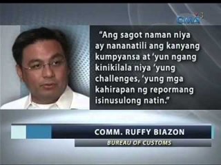 Download Video: Saksi: Pagbibitiw ni Ruffy Biazon bilang Customs commissioner, 'di tinanggap ng Pangulo