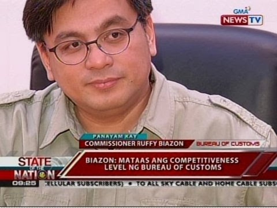 Panayam kay BOC Commissioner Ruffy Biazon kaugnay ng kanyang pagbibitiw sa puwesto