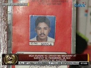 24 Oras: Mga kaanak ng driver na nadamay at napatay sa pamamaril sa SUV, humihingi ng hustisya