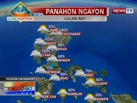 NTG: Malaking bahagi ng Luzon, makakaranas maulap na panahon ngayong Huwebes