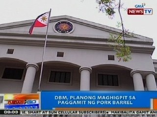 NTG: DBM, planong maghigpit sa paggamit ng pork barrel