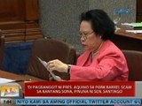 UB: 'Di pagbanggit ni PNoy sa pork barrel scam sa kanyang SONA, pinuna ni Sen. Santiago