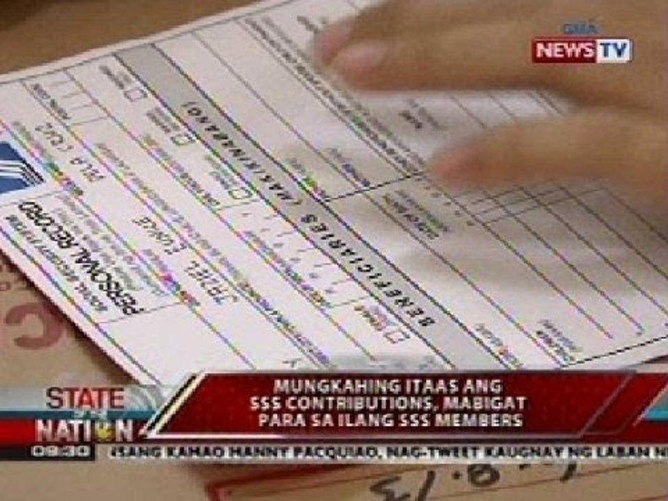 SONA: Mungkahing itaas ang SSS contributions, mabigat para sa ilang SSS members