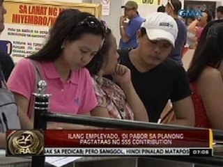 24 Oras: Ilang empleyado, 'di pabor sa planong pagtataas ng SSS contribution
