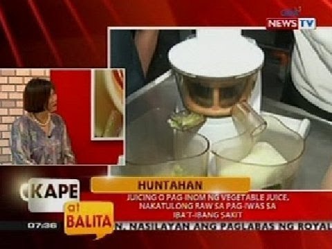 KB: Huntahan: Juicing o pag-inom ng vegetable juice, nakatulong raw sa pag-iwas sa iba-t-ibang sakit