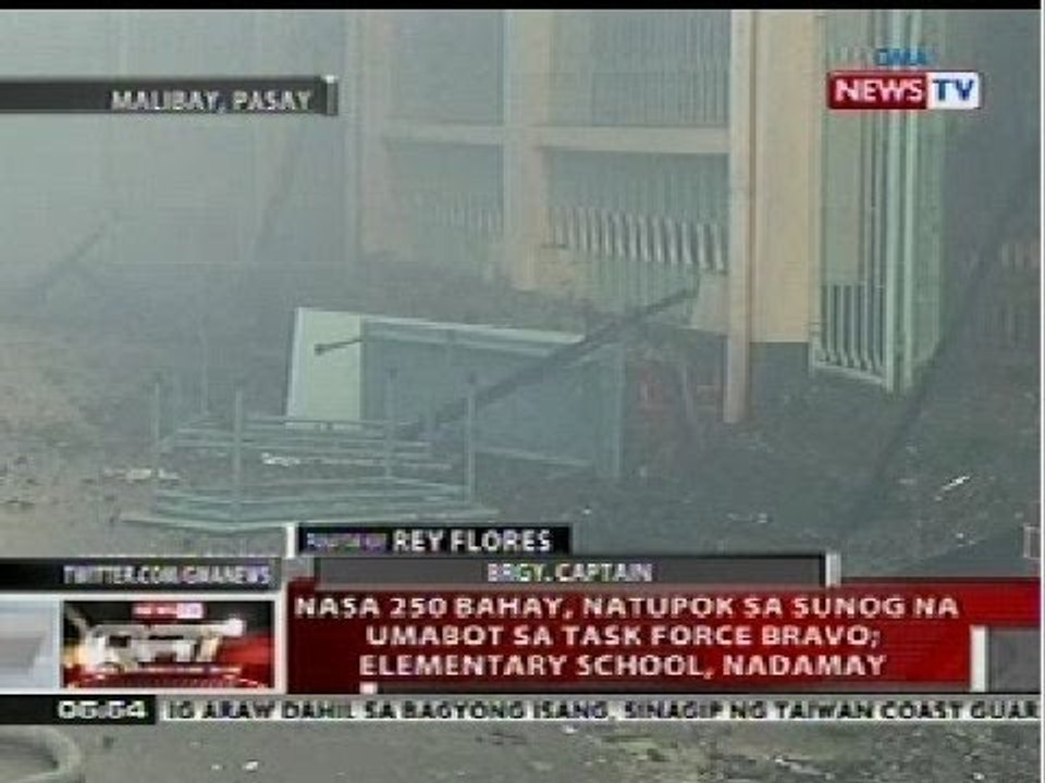 QRT: Panayam sa Brgy. Captain ng Malibay, Pasay sa Sunog na nangyari kanina