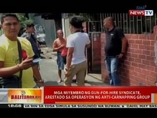 BT : Mga miyembro ng gun-for-hire syndicate, arestado Maynila