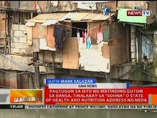BT: Pagtugon sa isyu ng matinding gutom sa bansa, tinalakay sa 'SOHNA' ng NEDA