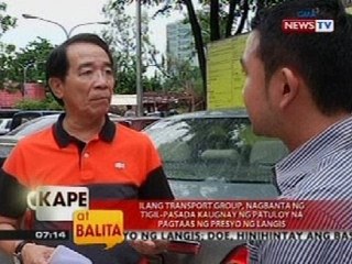 KB: Ilang transport group, nagbanta ng tigil-pasada