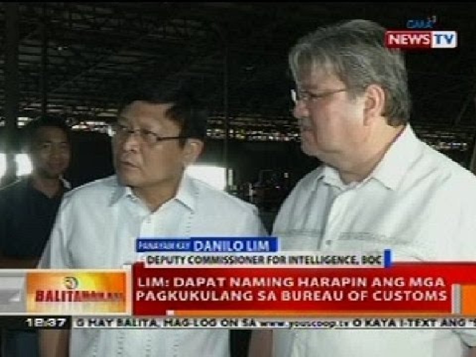 BT: Customs Deputy Comm. Danilo Lim, nagbitiw din sa pwesto