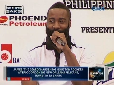 James Harden ng Houston Rockets at Eric Gordon ng New Orleans Pelicans, nasa bansa