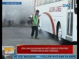 UB: DOH, nagsasagawa ng anti-dengue spraying operation sa bus terminal sa QC
