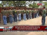 SONA: Resolusyon para gawing mandatory muli ang ROTC sa kolehiyo, inihain