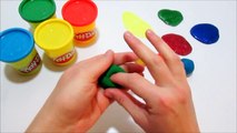 Como hacer cuadrados con Play Doh y glitter slime de colores brillantes