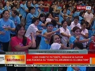 BT: 2,000 diabetes patients, idinaan sa sayaw ang 'Diabetes Awareness Celebration' sa Makati