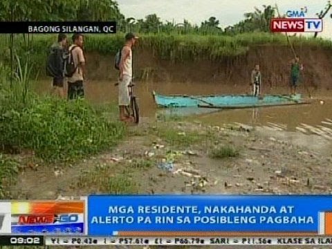 NTG: Mga residente ng Bagong Silangan, QC, nakahanda at alerto pa rin sa posibleng pagbaha