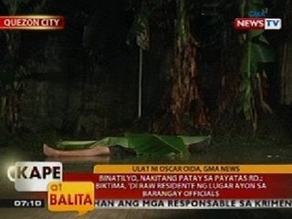 KB: Binatilyo, nakitang patay sa Payatas, QC