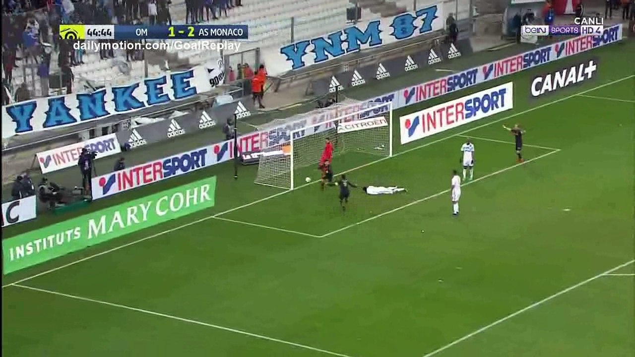 Bernardo Silva Goal HD - Marseille 1 - 3 AS Monaco - 15.01.2017 HD