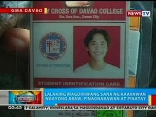BP: Lalaking magdiriwang sana ng kaarawan, pinagnakawan at pinatay sa Davao City