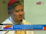 Archbishop Villegas, umapela na huwag nang humingi ng pinansyal na tulong sa mga pulitiko