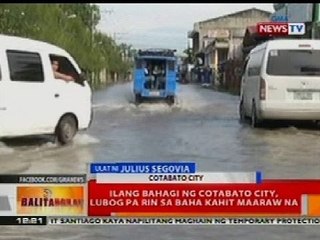 BT: Ilang bahagi ng Cotabato City, lubog parin sa baha kahit maaraw na