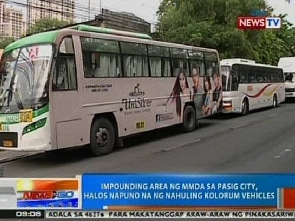 NTG: Impounding area ng MMDA sa Pasig, halos napuno na ng nahuling kolorum vehicles