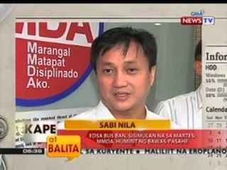 KB: EDSA bus ban, sisimulan na sa Martes; MMDA, humirit ng bawas-pasahe