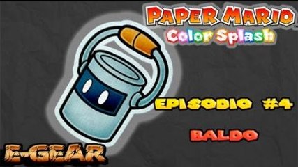 Paper Mario Color Splash - Ep. 4 - Caverna indigo - Indigo overground